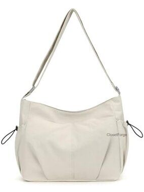 Nylon Tote Bag Hobo Crossbody Shoulder Bag for Women Large Travel Purses